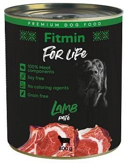 Mokra karma dla psów Fitmin For Life dog konserwa lamb 800 g (8595237033010)