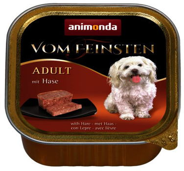 Вологий корм для собак Animonda Vom Feinsten із кроликом 150 г (4017721829809)