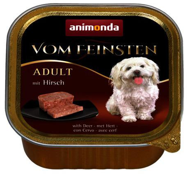 Вологий корм для собак Animonda Vom Feinsten Classic оленина 150 г (4017721829793)