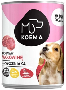 Mokra karma dla psa Koema Junior mokra karma wołowina 400g dla psa (5904734019398)
