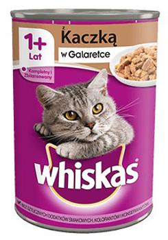 Вологий корм для котів Whiskas Adult Качка 400 г (5900951017506)