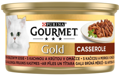 Mokra karma dla kotów Purina Gourmet Gold z kaczką i indykiem 85 g (7613032984540)