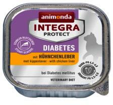 Вологий корм для котів Animonda Integra Protect Diabetes печінка свійської птиці 100 г (4017721866934)