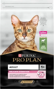 Сухий корм для кішок Purina Pro Plan Adult 1+ Delicate Digestion з ягнятком