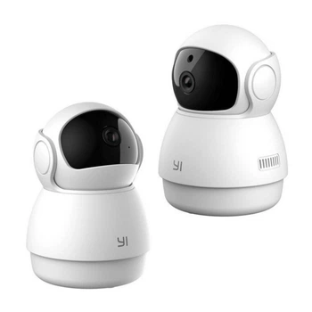 Набор 2шт. Комплект Поворотная Wi-Fi Камера Xiaomi Yi Home Camera Dome Guard YRS3019 Global ( Международная версия )