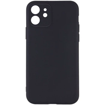 Чехол TPU Epik Black Full Camera для Apple iPhone 12 (6.1") Черный