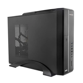 Корпус LP S602 BS Slim 400W mATX/Mini-ITX 400Вт Audio 2xUSB 2.0 кард-ридер Black