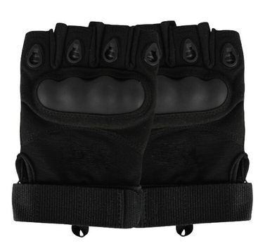 Тактические Перчатки Tactical Gloves PRO беспалые рукавицы черные размер XXL