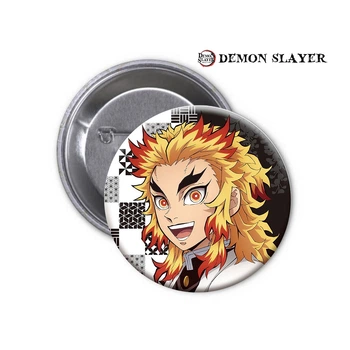 Значок Demon Slayer Kimetsu no Yaiba Истребитель демонов Клинок уничтожающий демонов #02