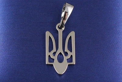 Кулон Xuping Jewelry герб трезубец 1.8 см серебристый