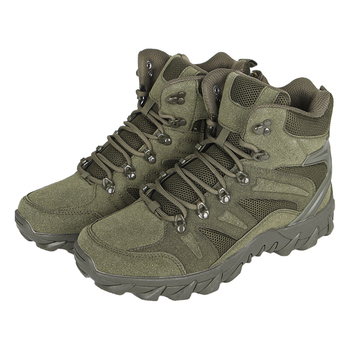Черевики тактичні Lesko GZ702 Green р.41 військове взуття на шнурівці демісезон taktical TR_9866-42414