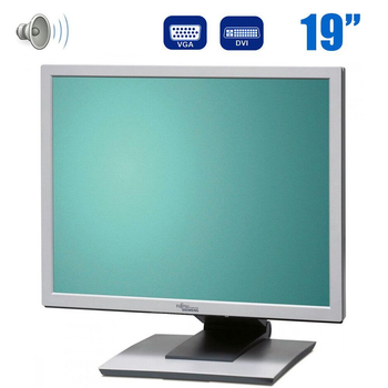 Монитор Б-класс Fujitsu B19-5 / 19" (1280x1024) TN / DVI, VGA / Встроенные колонки 2x 1W б/у