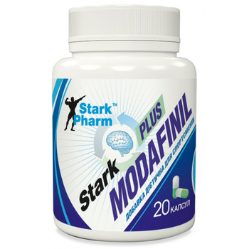 Вітаміни для мозку Stark Pharm Modafinil Plus 20 капсул