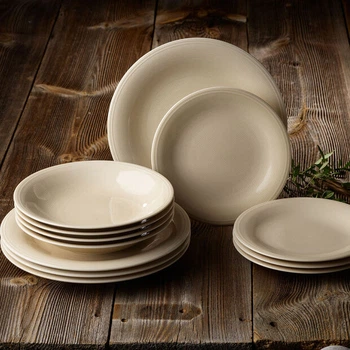 Столовий сервіз Villeroy & Boch Color Loop Sand 12 предметів 4 персони (1952837271)