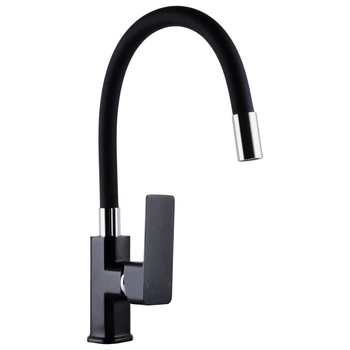 Змішувач для кухні Domino Malibu DMM-203 LR-Black-Black