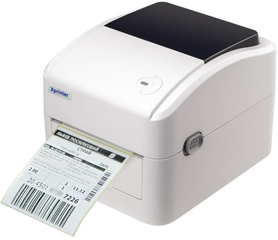 Термопринтер для печати этикеток Xprinter XP-420B Гарантия 1 год White