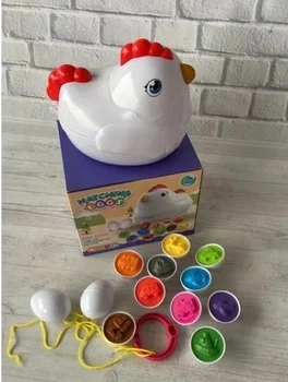 Развивающая игрушка Toytoy Курочка яйца Монтессори пазл