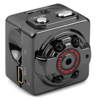 Мини камера видеорегистратор SQ8 HD 1080p с датчиком движения и ночным видением