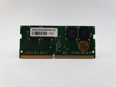 Оперативная память для ноутбука SODIMM Advantech DDR4 8Gb PC4-2400T (AQD-SD4U8GN24-HE) 10836 Б/У