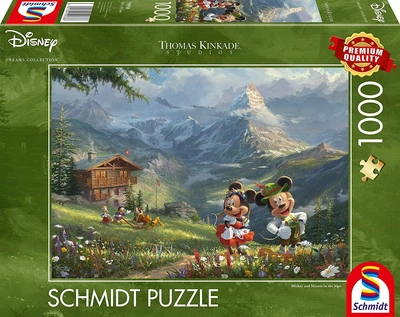 Пазл Schmidt Thomas Kinkade Disney &nbsp;Mickey & Minnie in the Alps​​​​​​​ Міккі і Мінні в Альпах 1000 шт. (59938)