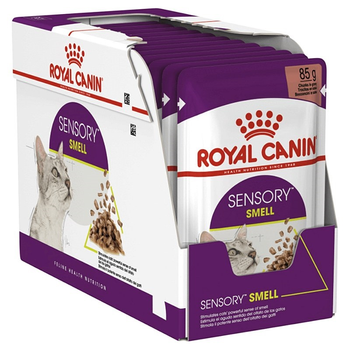 Вологий корм для котів Royal Canin Sensory Smell in Gravy 12 x 85 г (9003579018507)