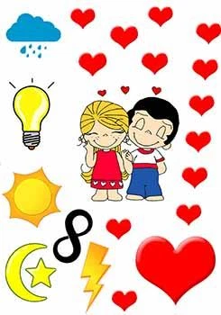 Вафельная картинка Лав ис (Love is...) А4 (p1069)