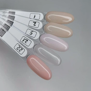 Гель для наращивания ногтей, Builder Gel строительный гель для ногтей Andi PROF №21 clear pink
