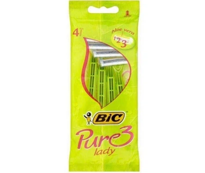 Набор бритв Bic Pure 3 Lady без сменных катриджей 4 шт (3086126726984)