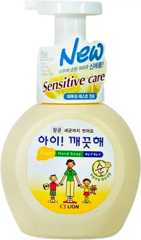 Мыло-пенка для рук Lion Korea Ai kekute Sensitive Нежная кожа 250 мл (8806325614258)