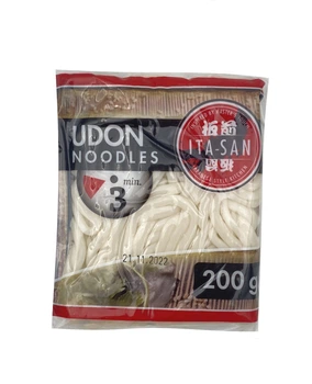 Локшина Удон ITA-SAN свіжа Udon Noodles fresh 200 г – фото