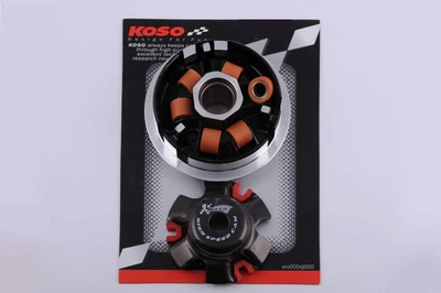 Вариатор передний (тюнинг) 4T GY6 125 (медно-граф. втулка ролики латунь) KOSO