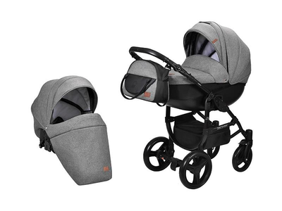 Детская универсальная коляска 2 в 1 Angelina Discovery Evolution ДЕ-191 Серебро
