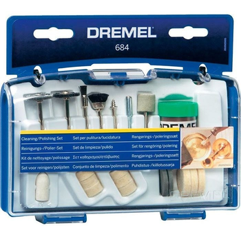Набір насадок Dremel для чищення та полірування 20 шт (684) (26150684JA)