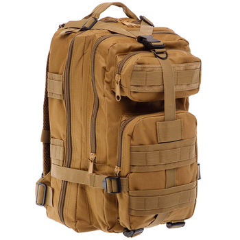 Рюкзак тактичний штурмовий SILVER KNIGHT TY-5710 розмір 42х21х18см 16л колір хакі