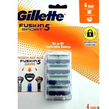 Сменные катриджи Gillette Fusion5 Sport 4шт/уп