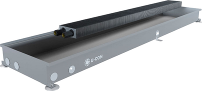 Радиатор отопления в пол Ucon EK 230.2750.90 без решетки (внутрипольный)