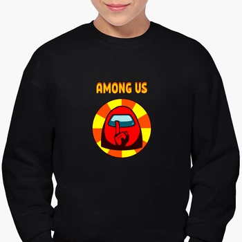 Світшот для хлопчиків Амонг Ас Червоний (Among Us Red) (9509-2412-8) 158-164 см Чорний
