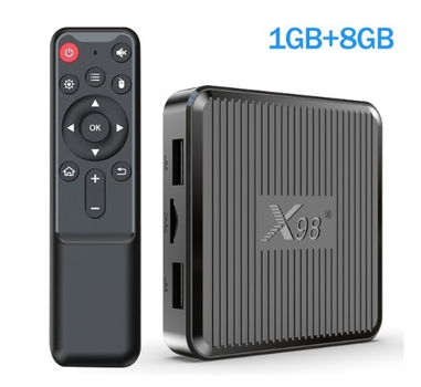 Медіаплеєр X98Q 1гб 8Гб Amlogic S905W2 Андроїд 11 Смарт ТВ приставка