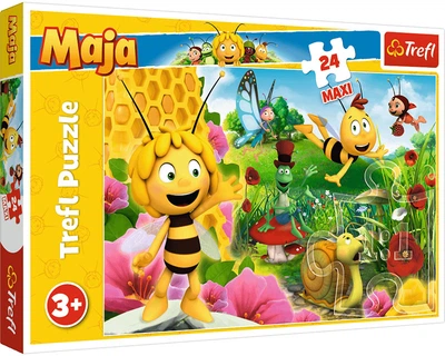 Пазли Trefl Maxi - Світ Бджілки Майї Studio 100 Maya the Bee 24 елементи (14297)