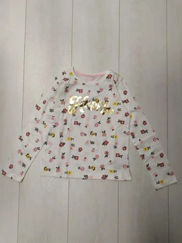 Реглан для девочки белый Happy Primark 104см (400091313)