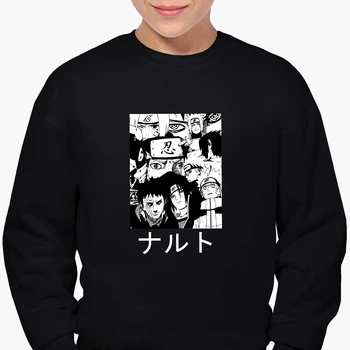 Свитшот для мальчиков Наруто (Naruto) (9509-3045-6) 134-140 см Черный