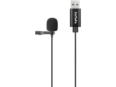 Микрофон петличный з USB подключением CaTeFo FO-ULM1