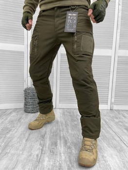 брюки тактичні Mil-Tec зимові 13609 S Софт-шел Олива