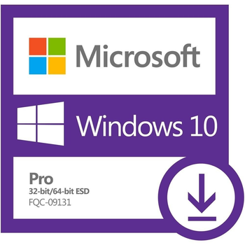 Операционная система Microsoft Windows 10 (+ обновление на Windows 11) Профессиональная 32/64-bit на 1ПК (ESD – электронная лицензия, все языки) (FQC-09131)