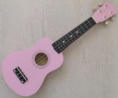 Укулеле HM Soprano Pink 21" + медиатор, дополнительная струна
