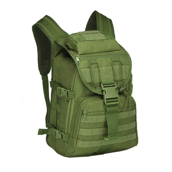 Рюкзак тактичний армійський багатофункціональний з водонепроникної тканини Оксфорд 36л AOKALI Outdoor A18 Зелений