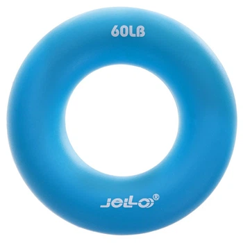Эспандер кистевой силиконовый кольцо Zelart Jello 473-60 нагрузка 60LB Blue