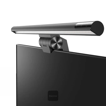 Світлодіодна лампа на монітор Baseus i-wok Series Stepless Dimming (USB, Type-C, скринбар, світильник) - Чорний