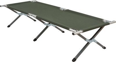 Кровать-раскладушка кемпинговая Highlander Aluminium Camp Bed Green (925471)