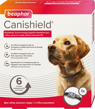 Нашийник Beaphar Canishield п/блох і кліщів д/великих собак 65 см (8711231186426)